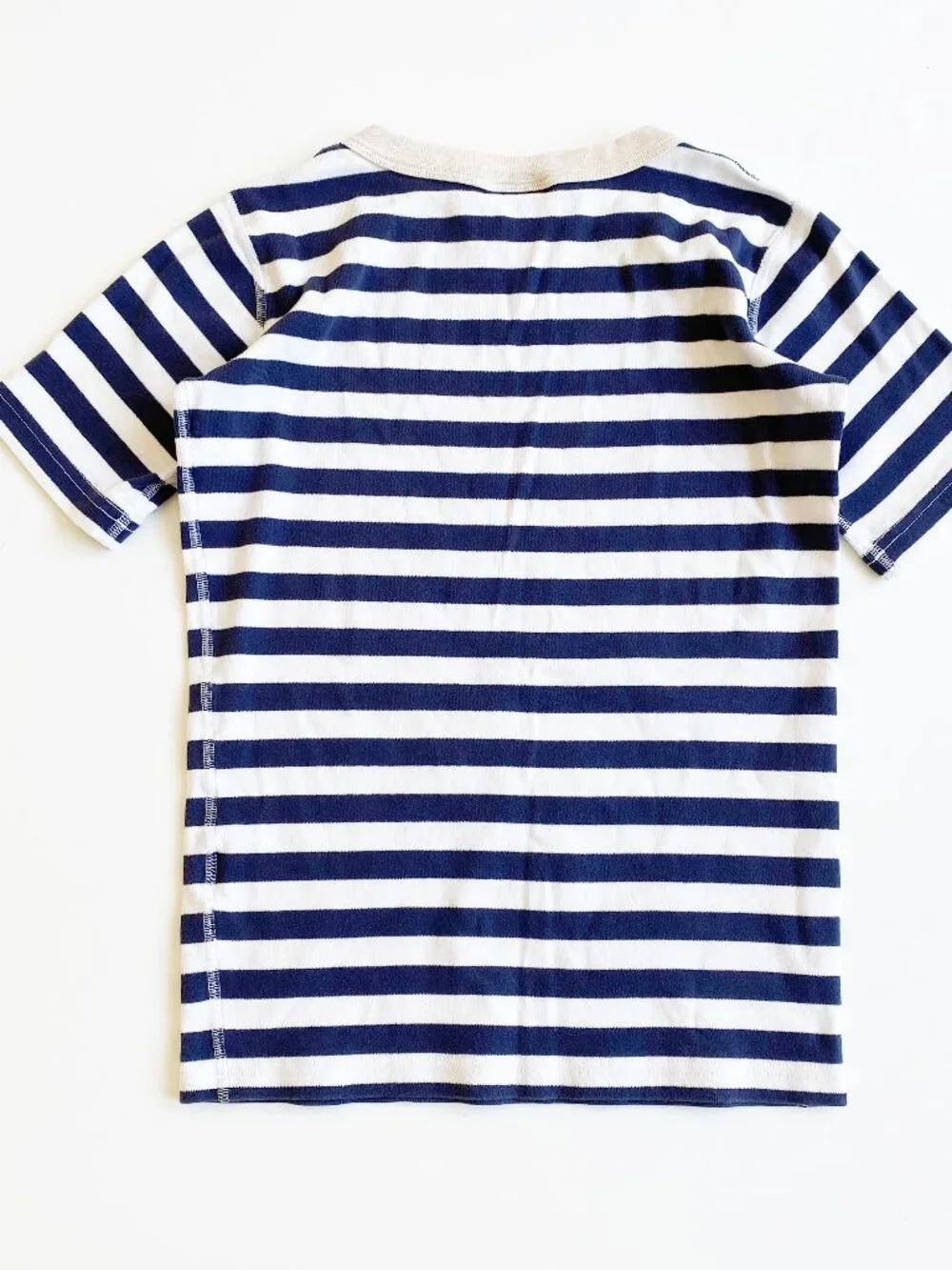 Lot of Two Hanna Andersson Kids Short John Pajama Tops Organic Cotton 14 160